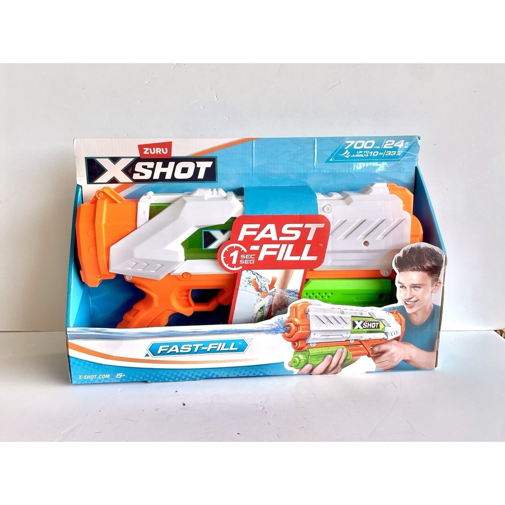 ZURU X Shot Fast Fill Water Gun 700 ml/24 fl oz Shoots up to 10 m/33 ft